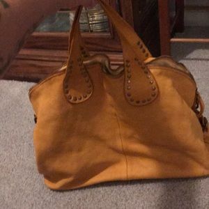 Yellow handbag